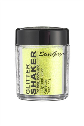 Glitter shaker UV neon geel