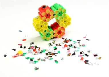 Nachfüllung Konfettipistole 6x6 Schuss
