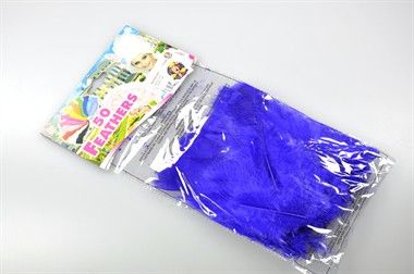 Federn violett 10cm 50er-Pack 