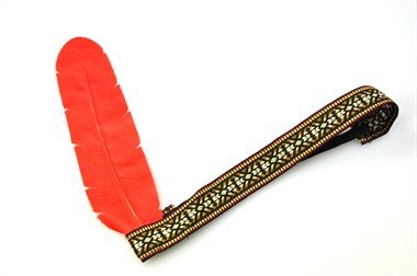 Hoofdband Indiaan luxe veer