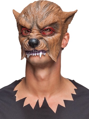 Halbmaske Werwolf Latex Halloween