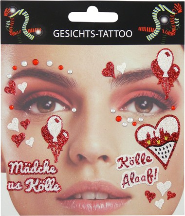 Sticker Gesicht Mädche us Kölle