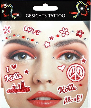 Sticker Gesicht Peace Kölle 
