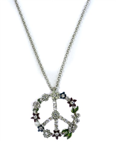Kette Peace silber 