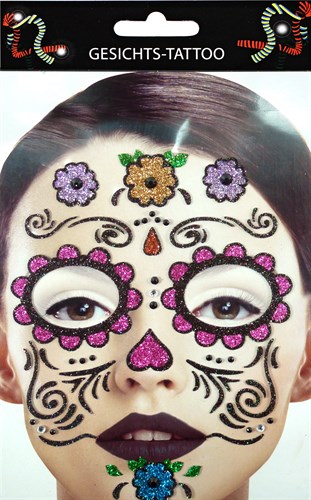 Sticker gezicht Day of the Dead