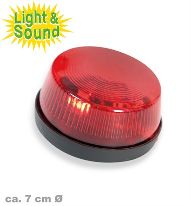 Blinklicht mit Sound(incl.Batterien)