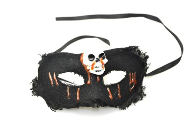 Oogmasker doodskop bloedig