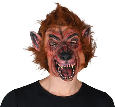 Masker weerwolf met haar