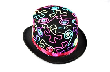 Zylinder Fantasy neon Gr. 59