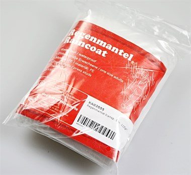 Rain coat  transparent adults 110gr.