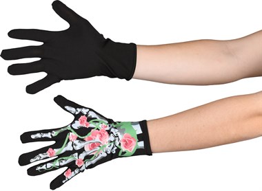 Handschoenen botten met rozen 