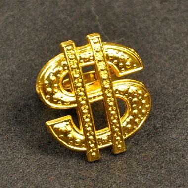 Ring dollar goud