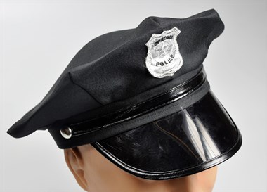 Mütze Police schwarz