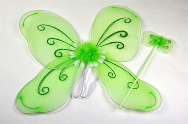 Flügel Set grün (2-tlg)