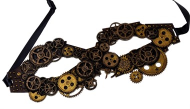 Steampunk Oogmasker tandwielen