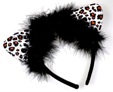 Hair circlet Leopard ( incl. batteries)