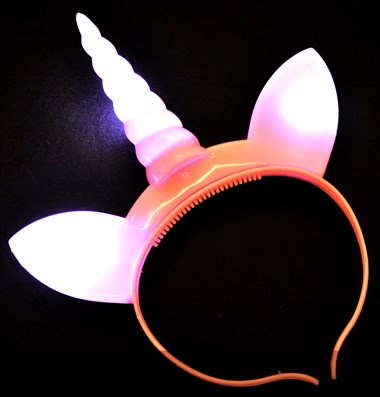 Hair circlet Unicorn pink ( incl. batteries)