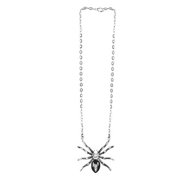 Necklace black widow