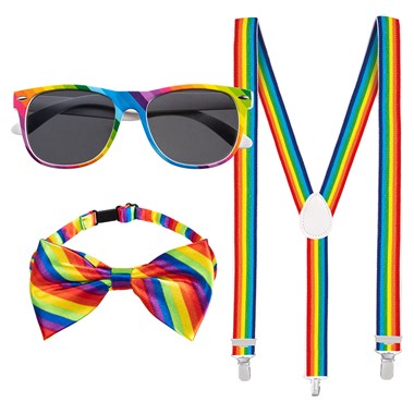 Accessorie set rainbow 3-pcs.