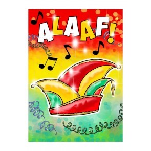 Window sticker Alaaf 17 x 25 cm