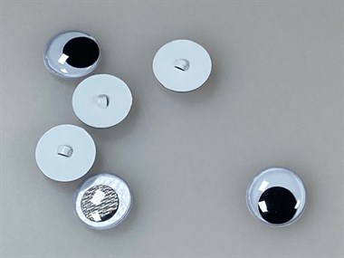 Knopf Ø20mm Augen 6St.