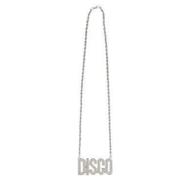 Kette DISCO silber Strass