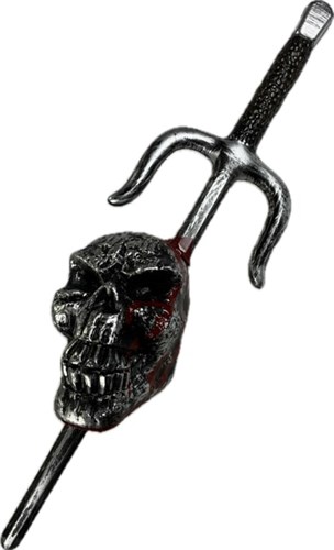 Sword with bloody skull