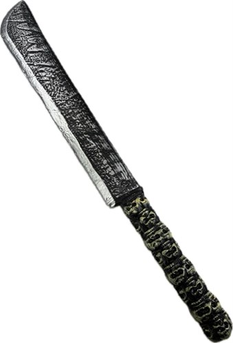 Knife with a skull handle