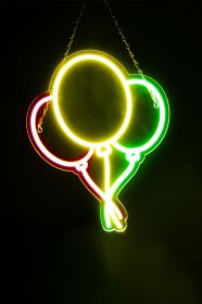 LED neon sign 3 balloons