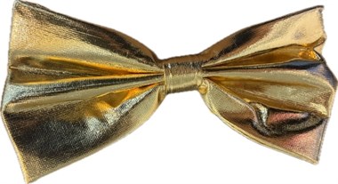 Vlinderdas goud metallic
