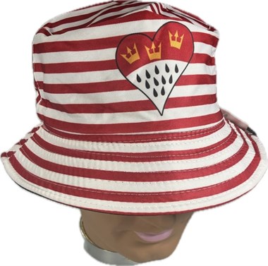 Fisherman's hat r/w with print