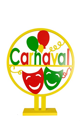 Houten cirkel 'Carnaval' Ø40cm