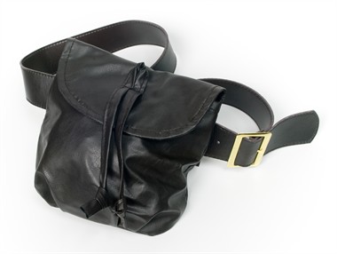 Ceintuur met tas bruin 135 cm