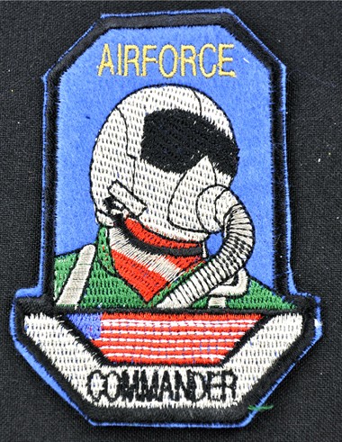 Embleem air force commander 10x7cm