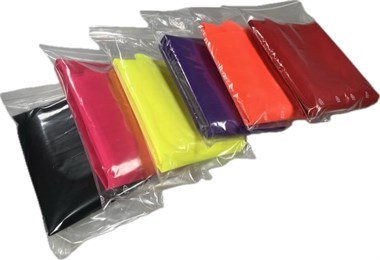 Tüll neon orange (dick) 1m