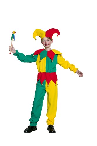 Nar rood / groen / geel (broek / top / hoed)