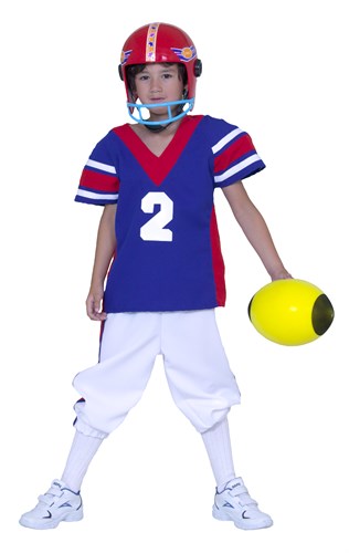American Football rood/wit/blauw (bovendeel/broek)