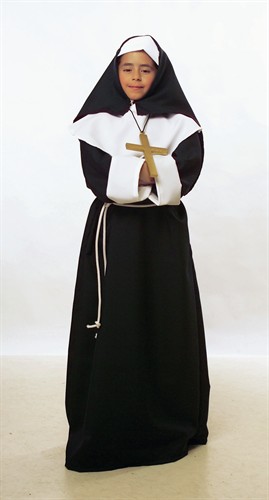 Nonne (Kleid/Haube/Kordel)