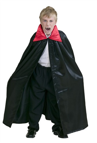 Dracula-cape halloween (satijn)