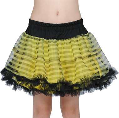 Petticoat strepen geel/zwart