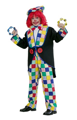 Clown Augusto 2-tlg ( Jacke,Hose)