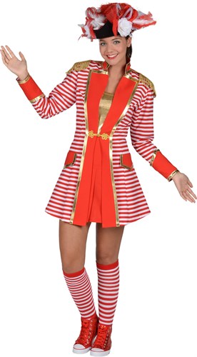 Jacket stripes red/white