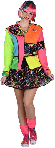 Jas multicolour neon