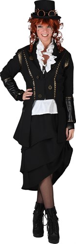 Steampunk jas dames
