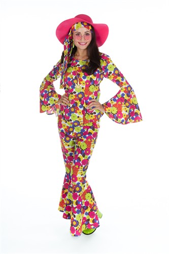 Flower Power (Hose,Bluse,Stirnband)