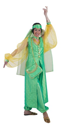 Bauchtänzerin Mira (3-tlg) Hose,Kleid,Haube