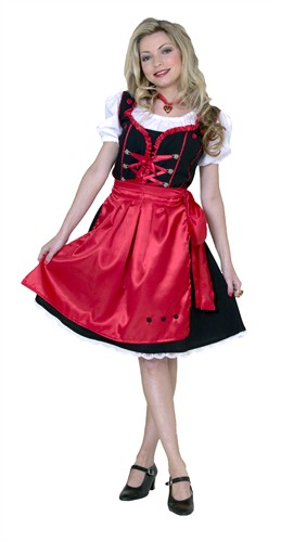 Dirndl Greta Oktoberfest (Kleid,Schürze)(Bluse eingearbeitet)