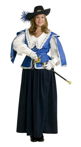 D'Artagnon Lady Blau (Rock/Oberteil)