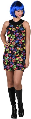 Dress neon 80's 