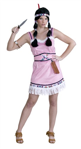 Süsse Indianerin (Kleid,Gürtel)